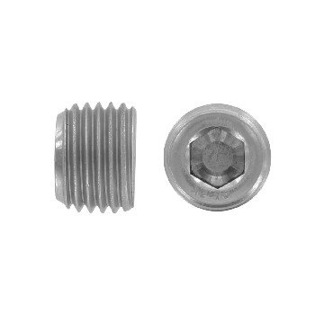 DIN 906 Šešiakampiai lizdiniai vamzdžių užsukami kamščiai