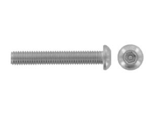 Saugumo metrinis varžtas pusapvale galva HEX-PIN