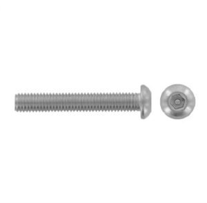 Saugumo metrinis varžtas pusapvale galva HEX-PIN