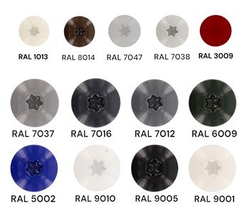 Medvaržčiai įvairių spalvų galvute TX20 - Image 2